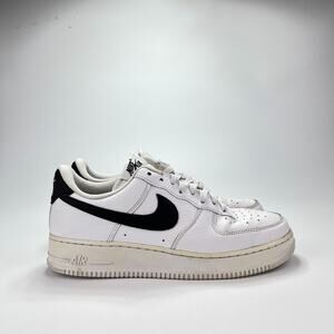 Nike Air Force 1 '07 White Black Athletic Lifestyle Shoes CT2302-100 Men Size 9